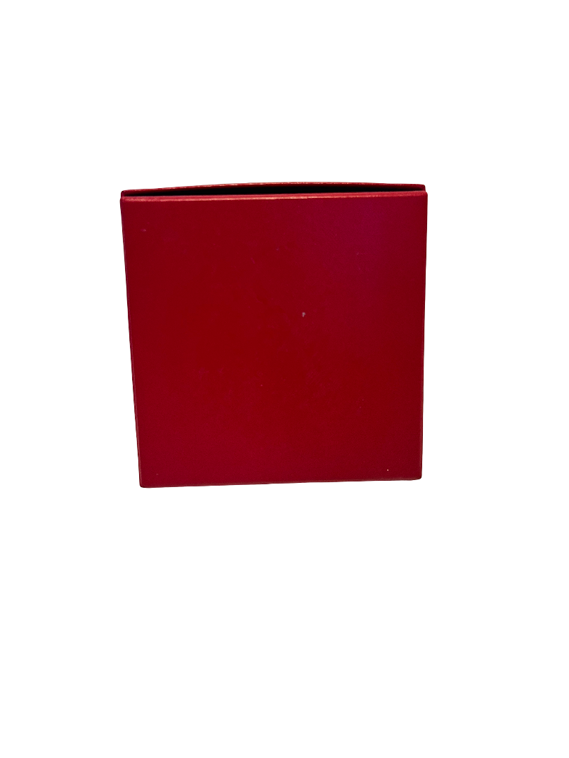 Cartier Vintage Jewellery Box. Finger Ring box, Red, Leather, Jewelry Set