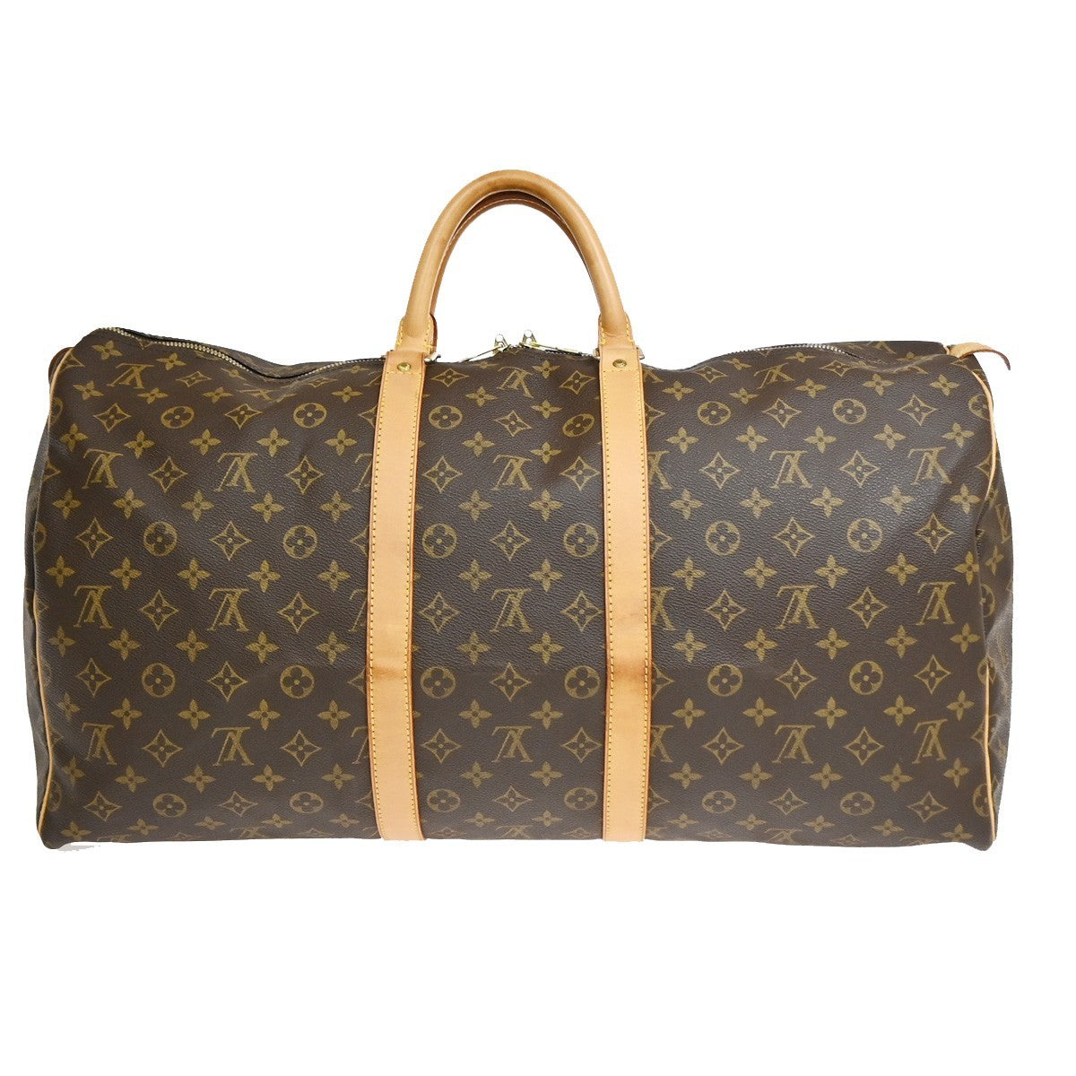 Louis Vuitton Keepall Monogram Canvas, Brown, Canvas, Travel Bag