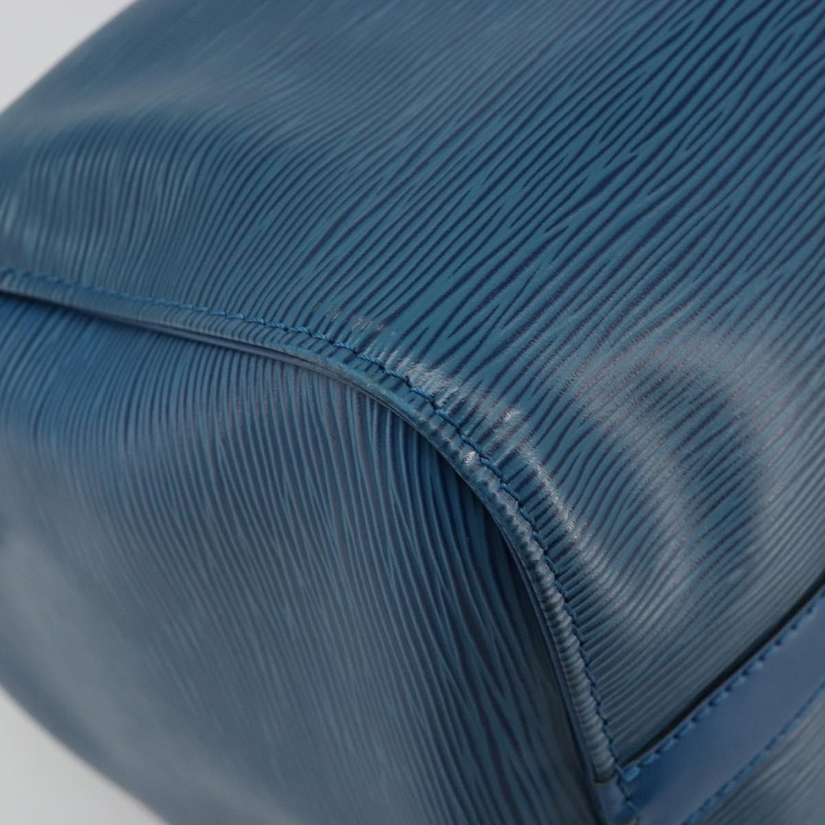 Louis Vuitton Speedy Epi Leather, Blue, Leather, Handbag