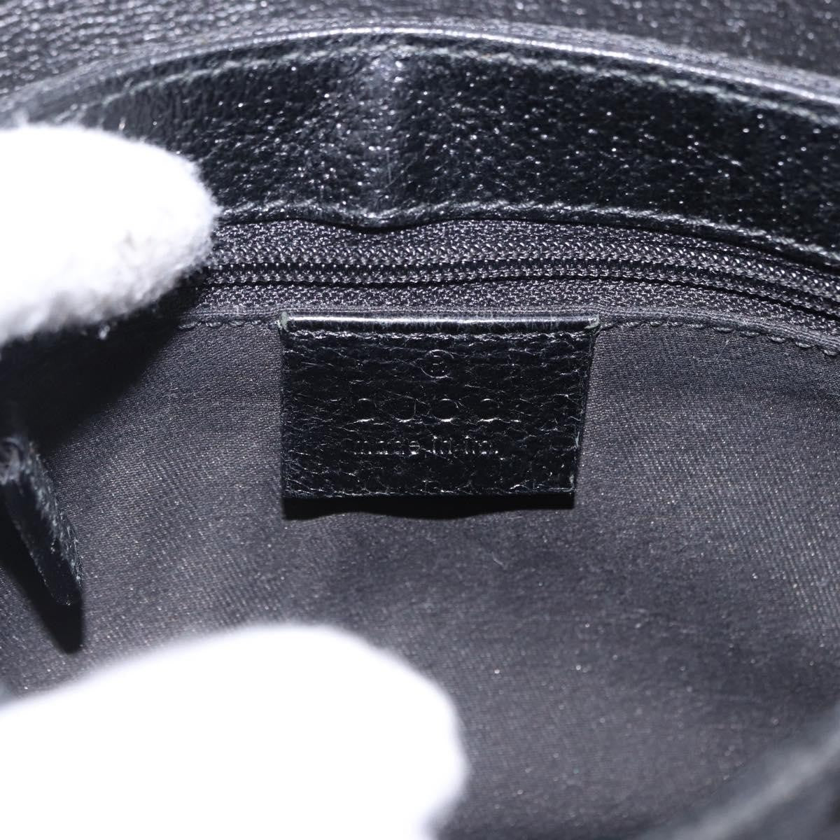 Gucci Buckle Waist GG Canvas and leather, Black, Canvas, Clutch