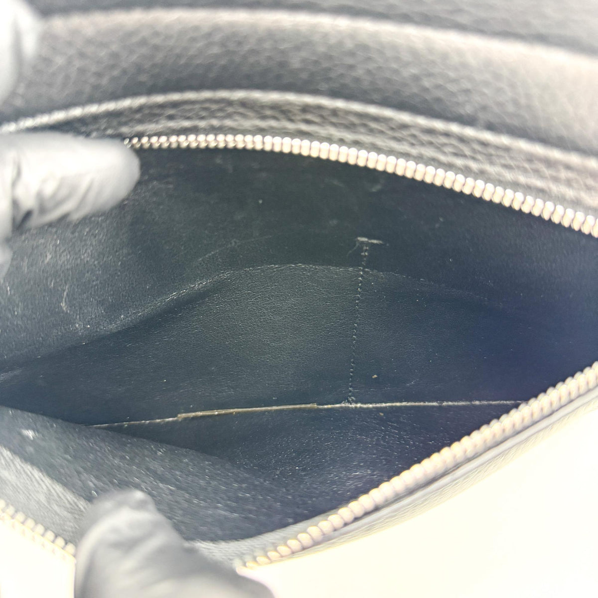 Celine Trapeze Leather, Black, Leather, Handbag