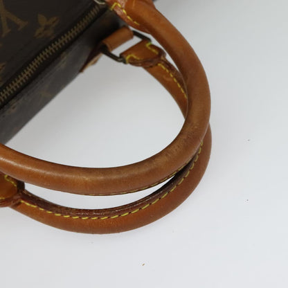 Louis Vuitton Speedy Handbag Monogram Canvas, BROWN, CANVAS, Handbag
