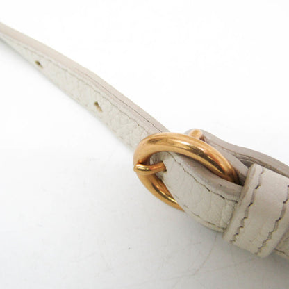 Bottega Veneta Palmellato Convertible Belt Leather, White, Leather, Handbag