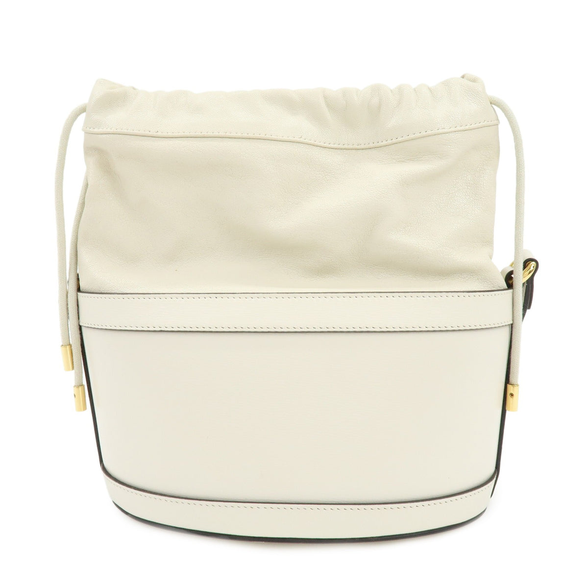 Gucci Horsebit 1955 Bucket Leather, Beige, Leather, Handbag