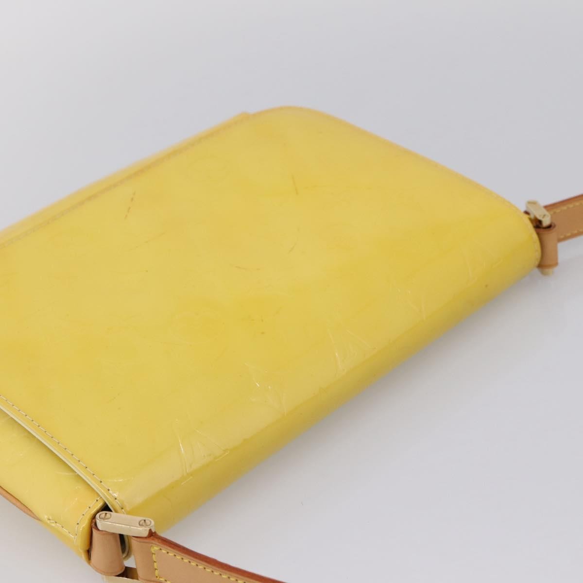 Louis Vuitton Thompson Street Monogram Vernis, Yellow, Patent Leather, Shoulder Bag