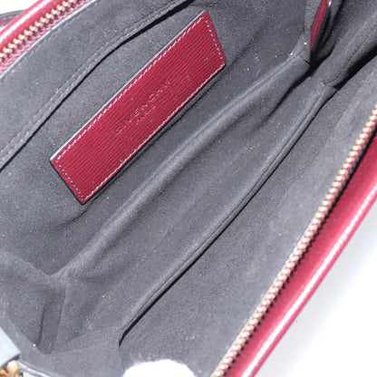 Givenchy Cross 3 Leather, Burgundy, Leather, Crossbody Bag