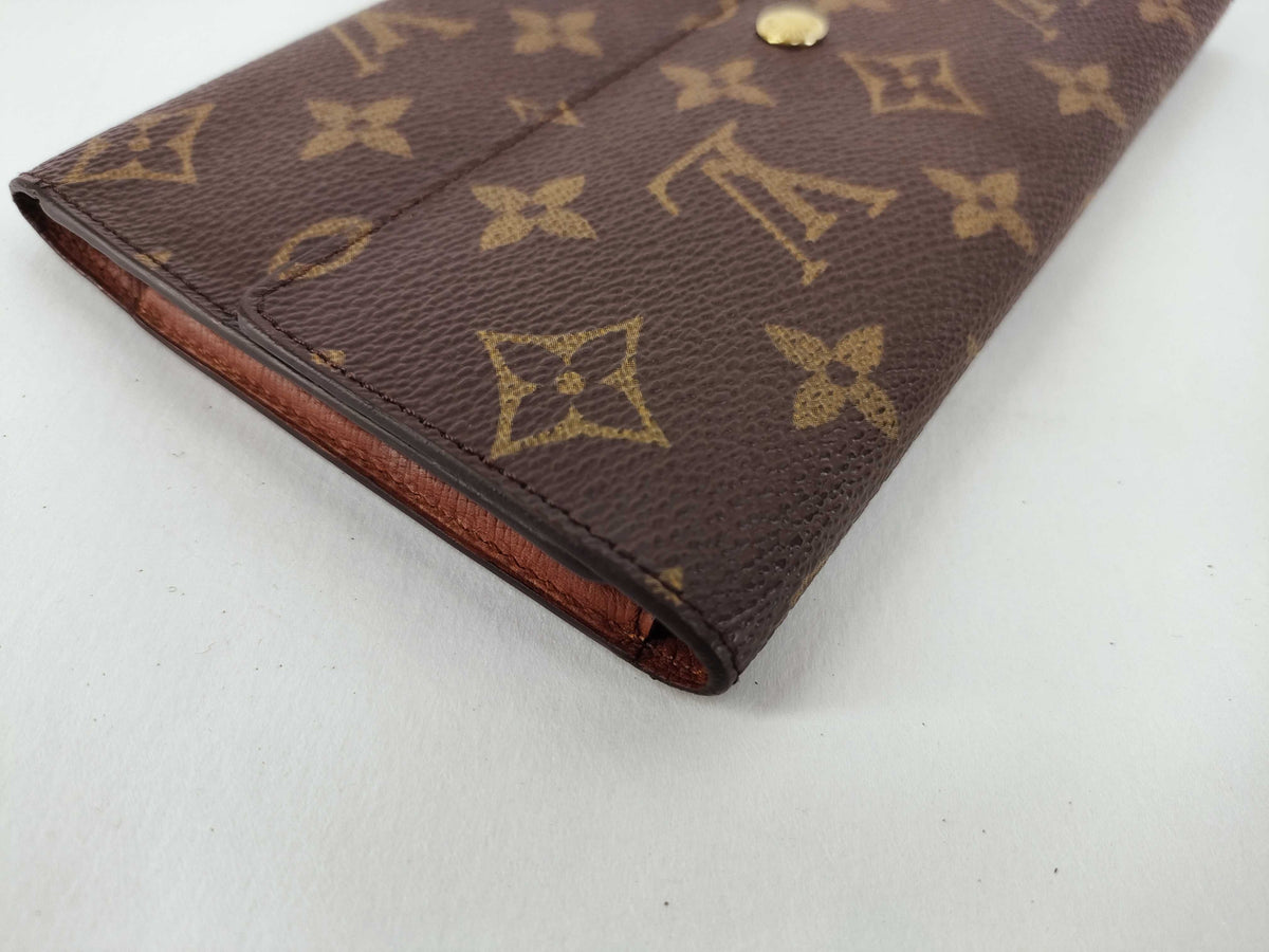 Louis Vuitton Sarah Monogram Canvas, Brown, Canvas, Clutch