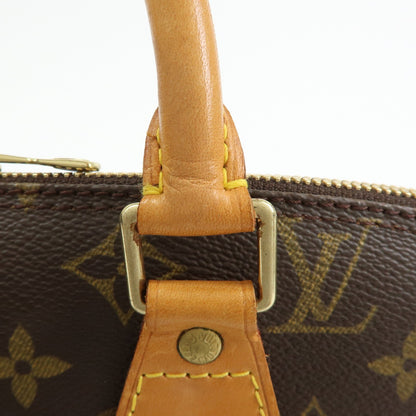 Louis Vuitton Alma Monogram Canvas, Brown, Canvas, Handbag