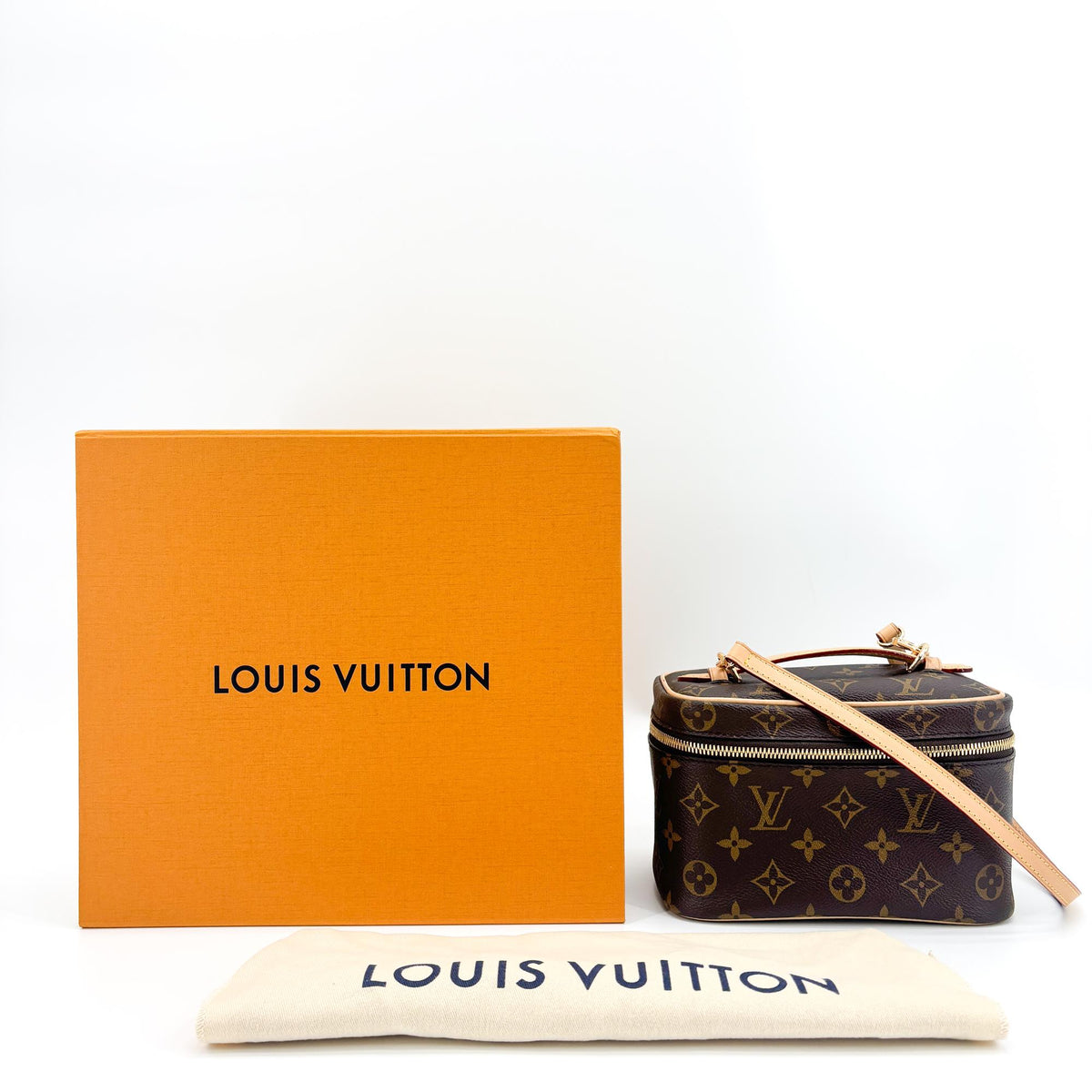 Louis Vuitton Nice Vanity Case Monogram Canvas, Brown, Canvas, Handbag