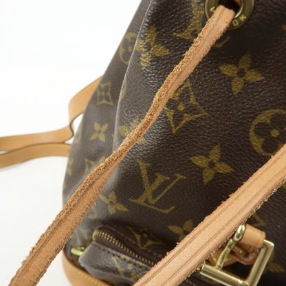 Louis Vuitton Vintage Montsouris Monogram Canvas, Brown, Canvas, Backpack