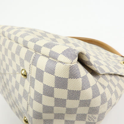 Louis Vuitton Artsy Damier, White, Canvas, Handbag