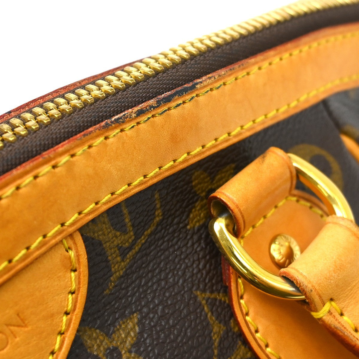 Louis Vuitton Tivoli Monogram Canvas, Brown, Canvas, Handbag