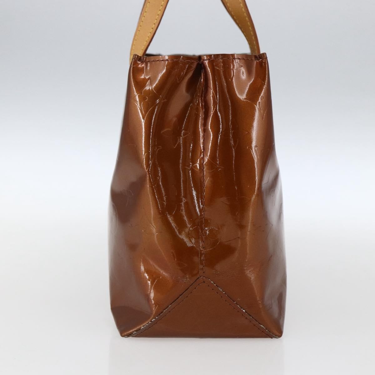 Louis Vuitton Reade Monogram Vernis, Brown, Patent Leather, Handbag