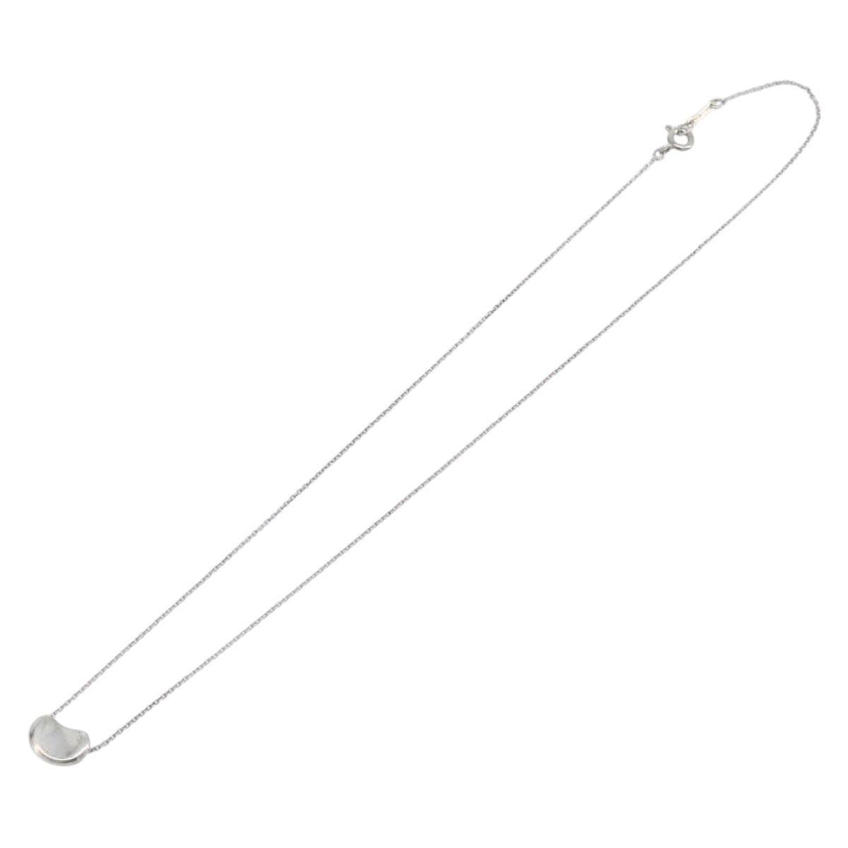 Tiffany & Co. Elsa Peretti Bean Pendant Sterling Silver, Silver, Sterling Silver, Necklace