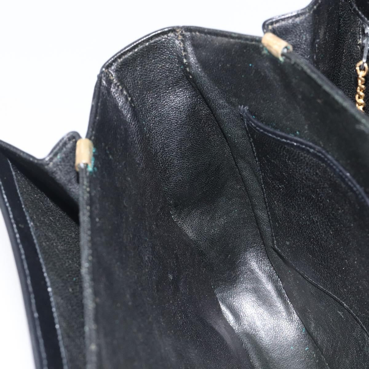 Celine Horse Carriage Leather, Black, Leather, Shoulder Bag