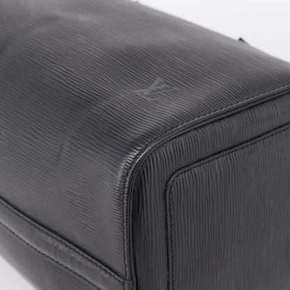 Louis Vuitton Speedy Epi, Black, Leather, Handbag