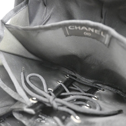 Chanel Millennium 2005 Jersey, Black, Canvas, Handbag