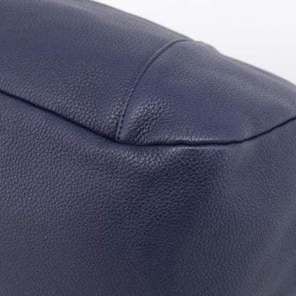 Loewe Calle Hobo Leather, Navy, Leather, Shoulder Bag