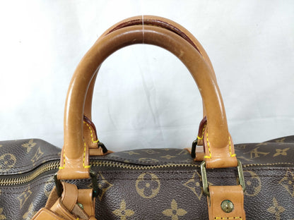Louis Vuitton Keepall Monogram Canvas, Brown, Canvas, Travel Bag