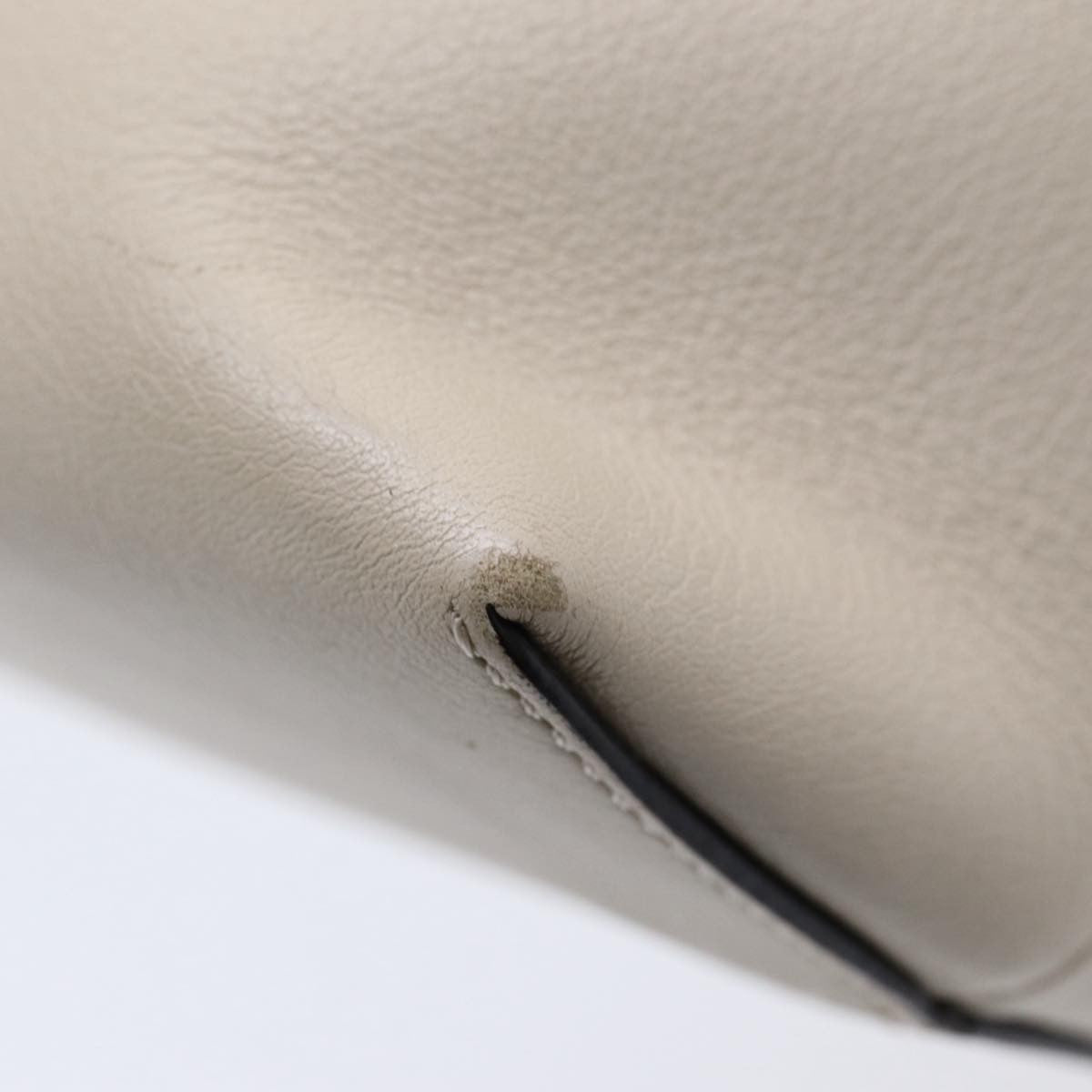 Fendi By The Way Satchel Leather, Beige, Leather, Handbag