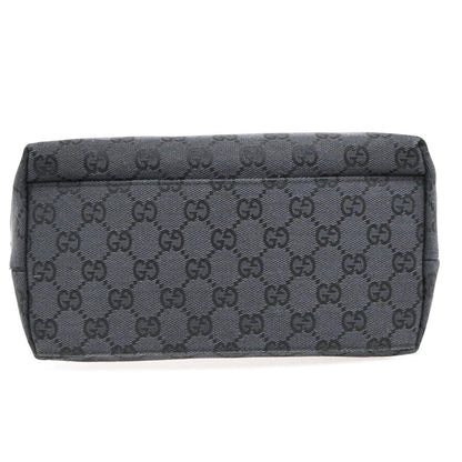 Gucci Hobo GG Canvas, Black, Canvas, Shoulder Bag