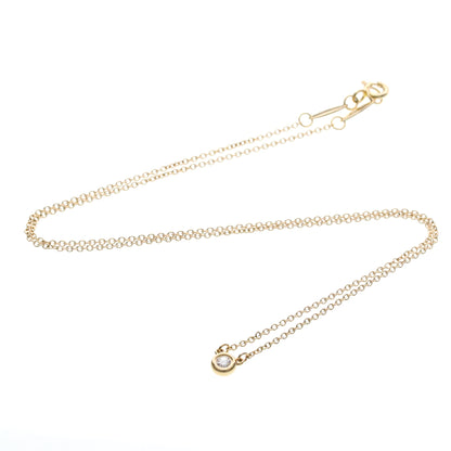Tiffany & Co. Elsa Peretti Diamonds By The Yard Pendant 18K Rose Gold and Diamond, Gold, Pink Gold, Necklace