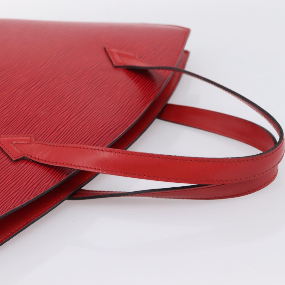 Louis Vuitton Saint Jacques Epi Leather, Red, Leather, Handbag