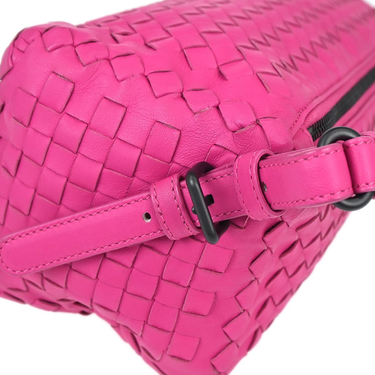 Bottega Veneta Intrecciato Leather, Pink, Leather, Handbag