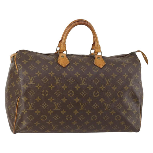 Louis Vuitton Speedy Mini HL Handbag Monogram Canvas, BROWN, CANVAS, Handbag