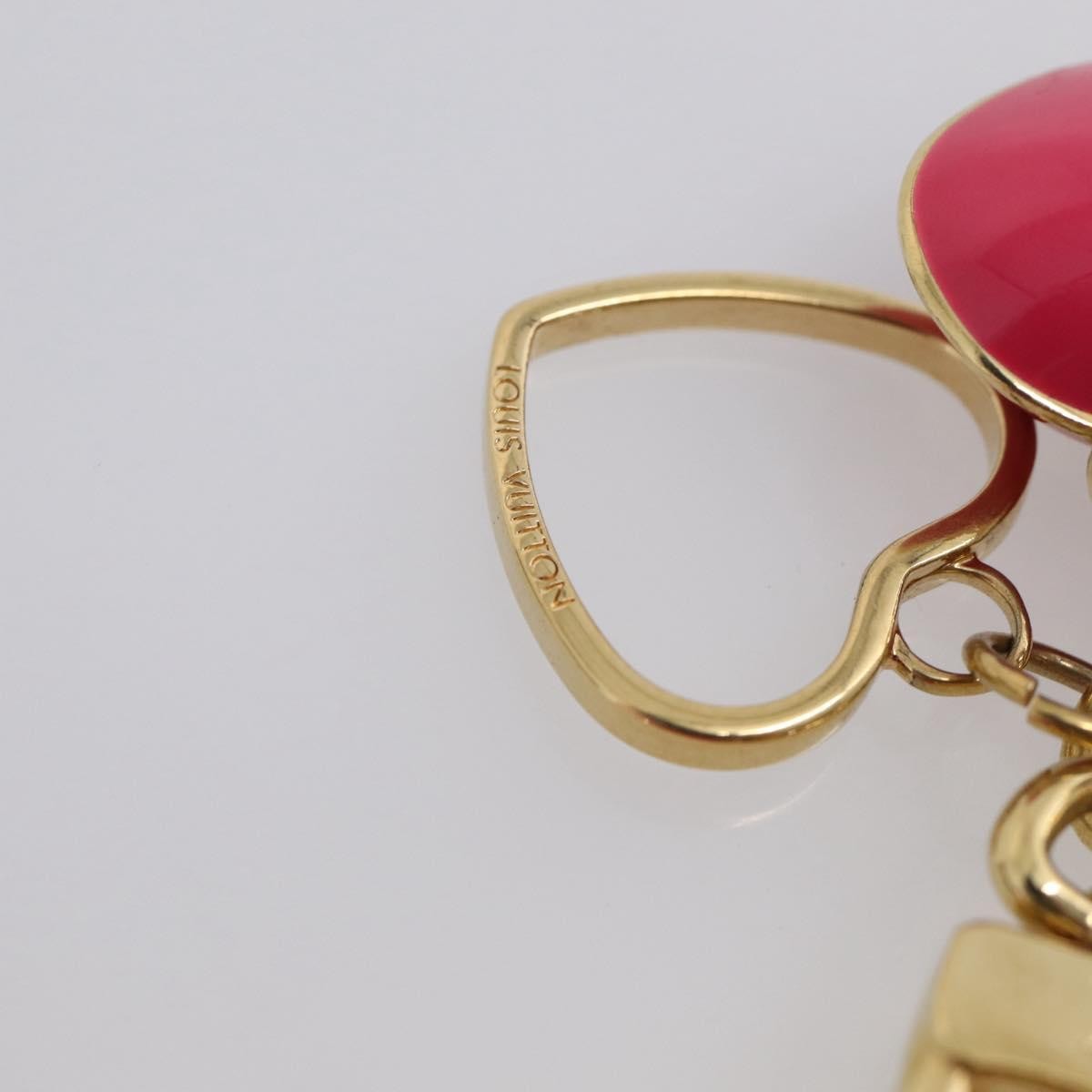 Louis Vuitton Heart Coin Purse Monogram Vernis, Pink, Patent Leather, Clutch