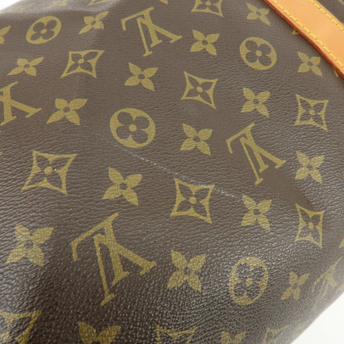 Louis Vuitton Keepall Monogram Canvas, Brown, Canvas, Travel Bag