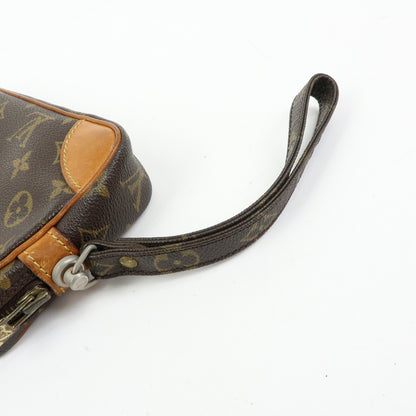 Louis Vuitton Marly Dragonne Clutch Monogram Canvas, Brown, Canvas, Clutch