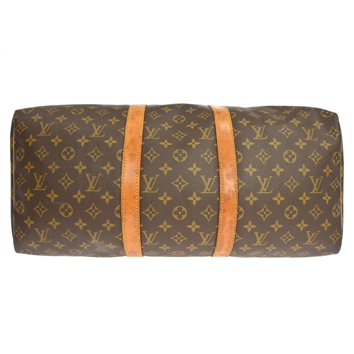 Louis Vuitton Keepall Monogram Canvas, Brown, Canvas, Travel Bag
