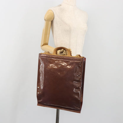 Louis Vuitton Stanton Monogram Vernis, Purple, Patent Leather, Tote Bag