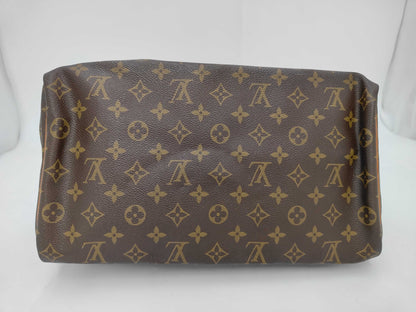 Louis Vuitton Speedy Monogram Canvas, Brown, Canvas, Handbag