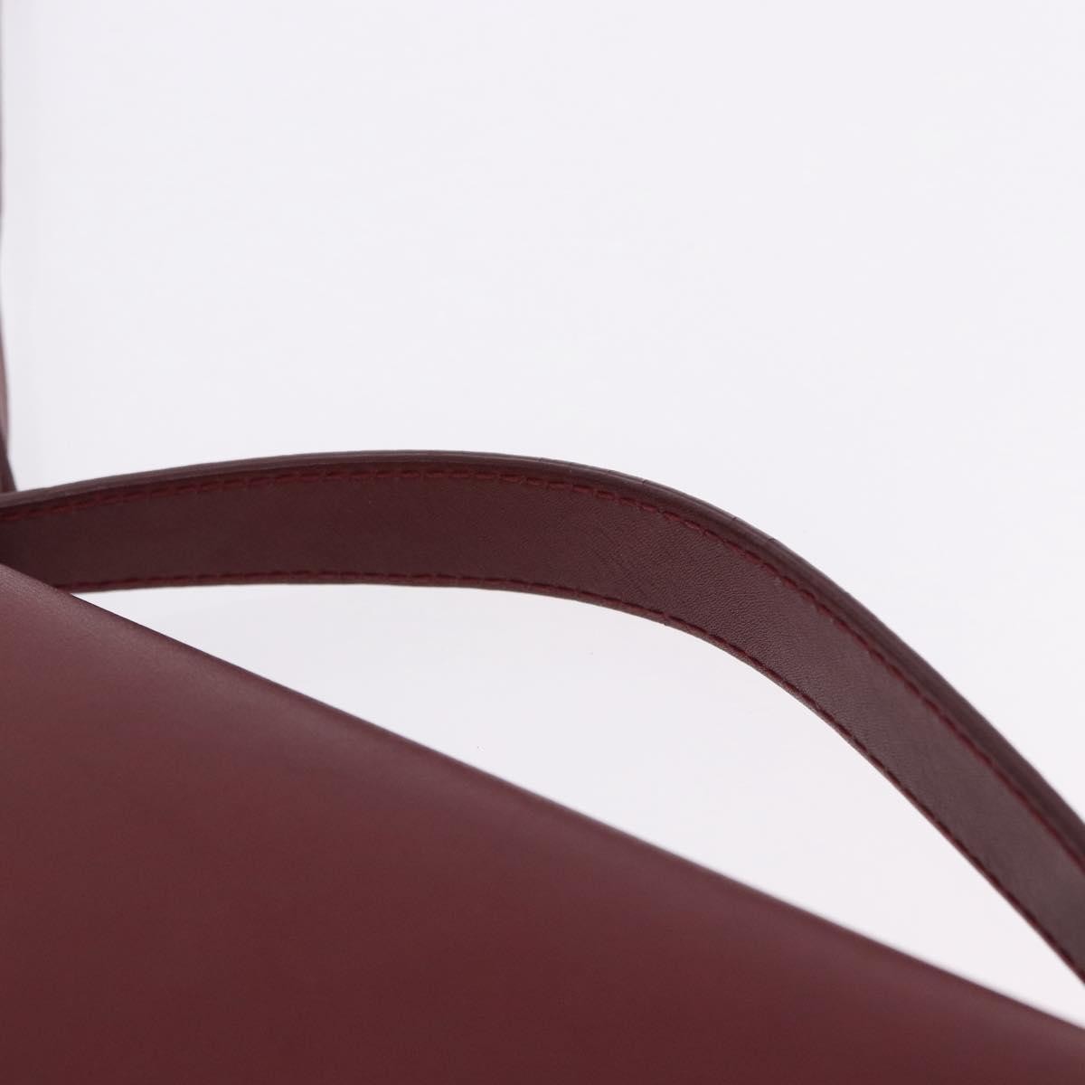 Salvatore Ferragamo Aileen Leather, Burgundy, Leather, Shoulder Bag