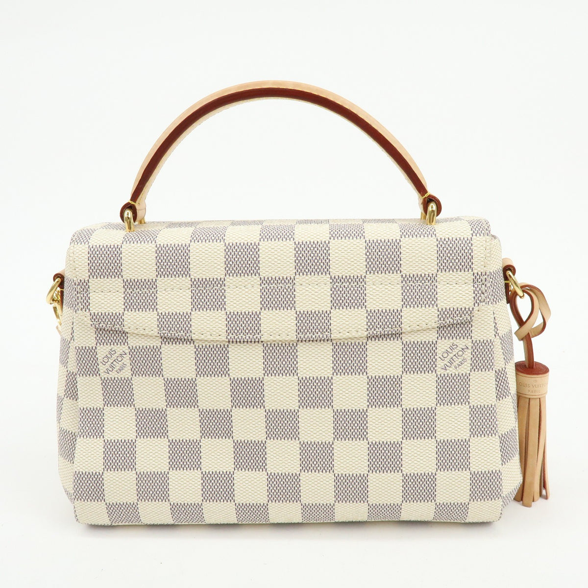 Louis Vuitton Croisette Epi Leather, White, Canvas, Tote Bag