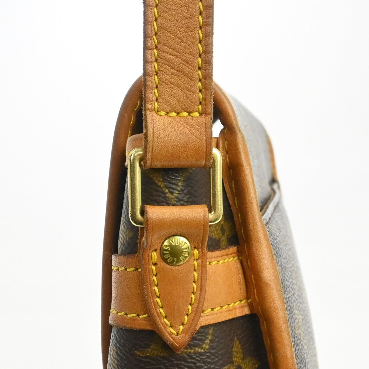Louis Vuitton Sologne Monogram Canvas, Brown, Canvas, Shoulder Bag