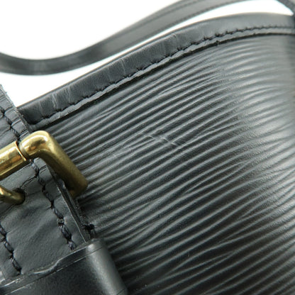 Louis Vuitton Petit Bucket Epi Leather, Black, Leather, Handbag
