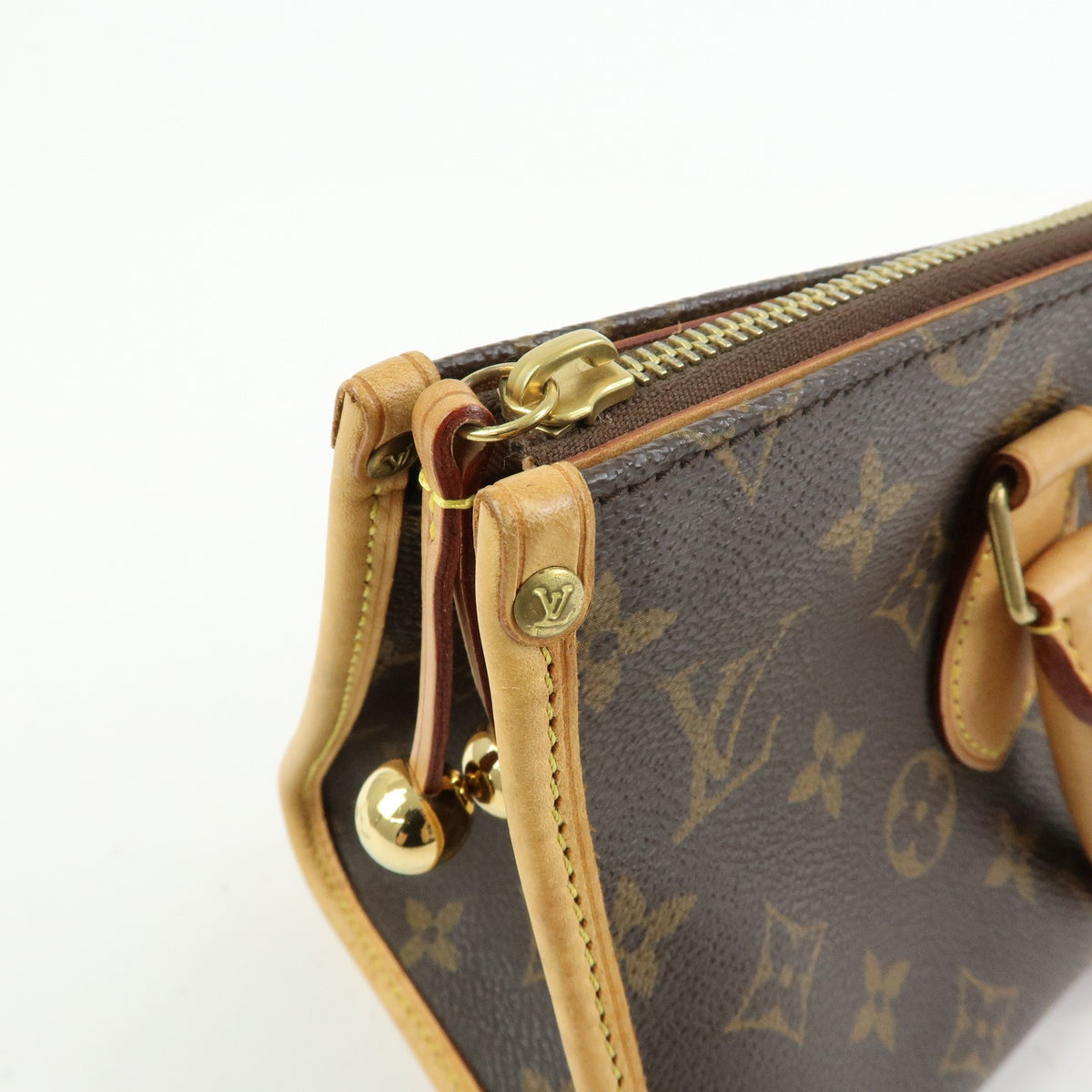 Louis Vuitton Popincourt Handle Monogram Canvas, Brown, Canvas, Handbag