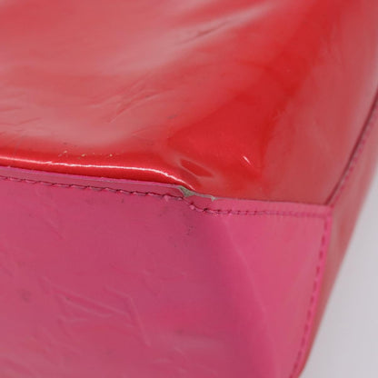 Louis Vuitton Reade Monogram Vernis, Pink, Patent Leather, Handbag