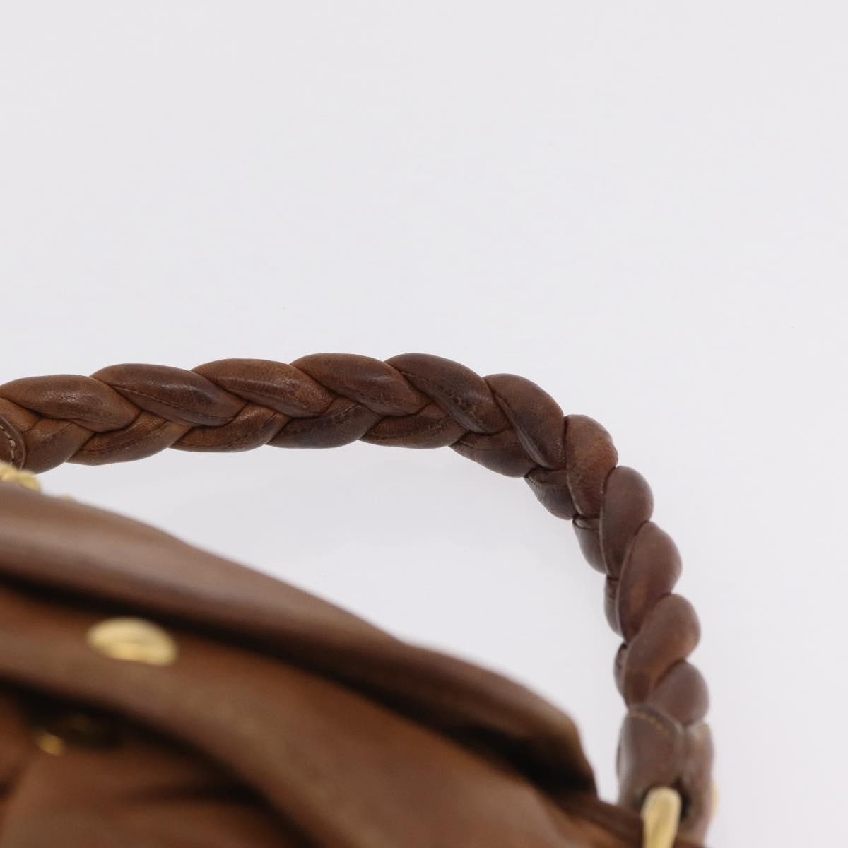 Miu Miu Coffer Convertible Hobo Matelasse Leather, Brown, Leather, Shoulder Bag