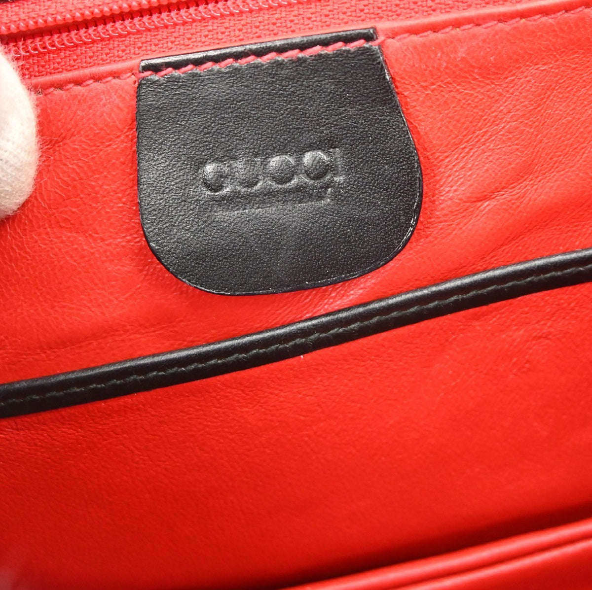 Gucci Lady Lock Satchel Leather, Black, Leather, Handbag