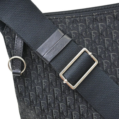Christian Dior Vintage Trotter Canvas, Black, Canvas, Shoulder Bag