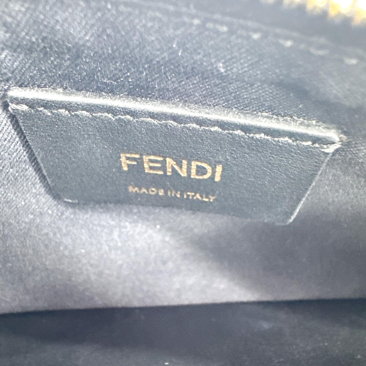 Fendi F is Fendi Envelope Wallet on Chain Leather, Black, Leather, Clutch