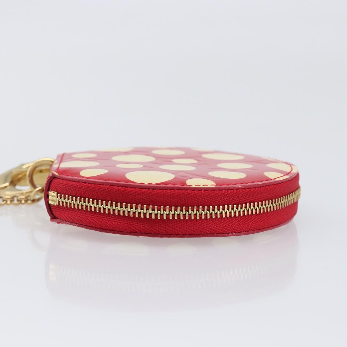 Louis Vuitton Boite Chapeau Coin Purse Monogram Vernis Animania, Red, Patent Leather, Wallet