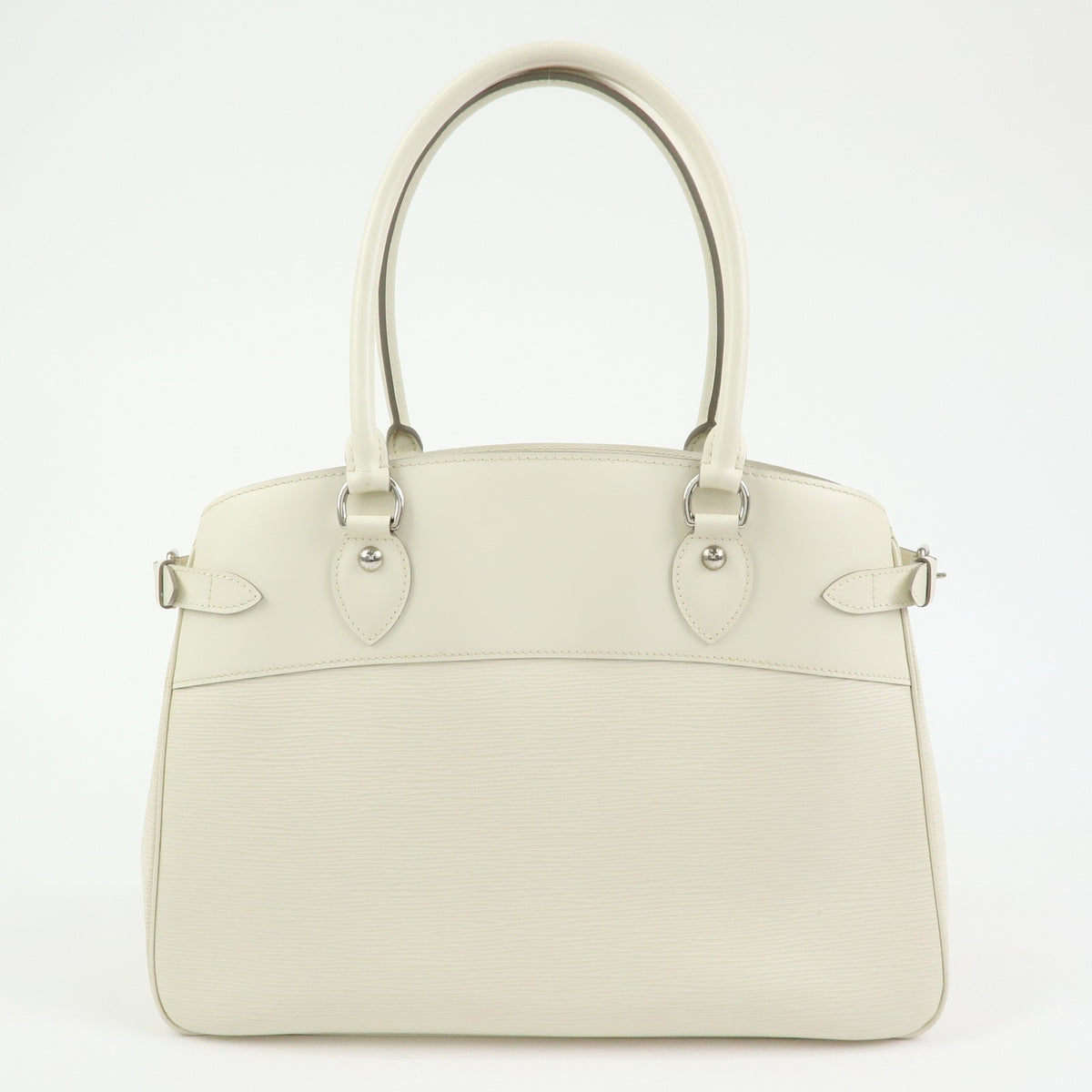 Louis Vuitton Passy Epi Leather, White, Leather, Tote Bag
