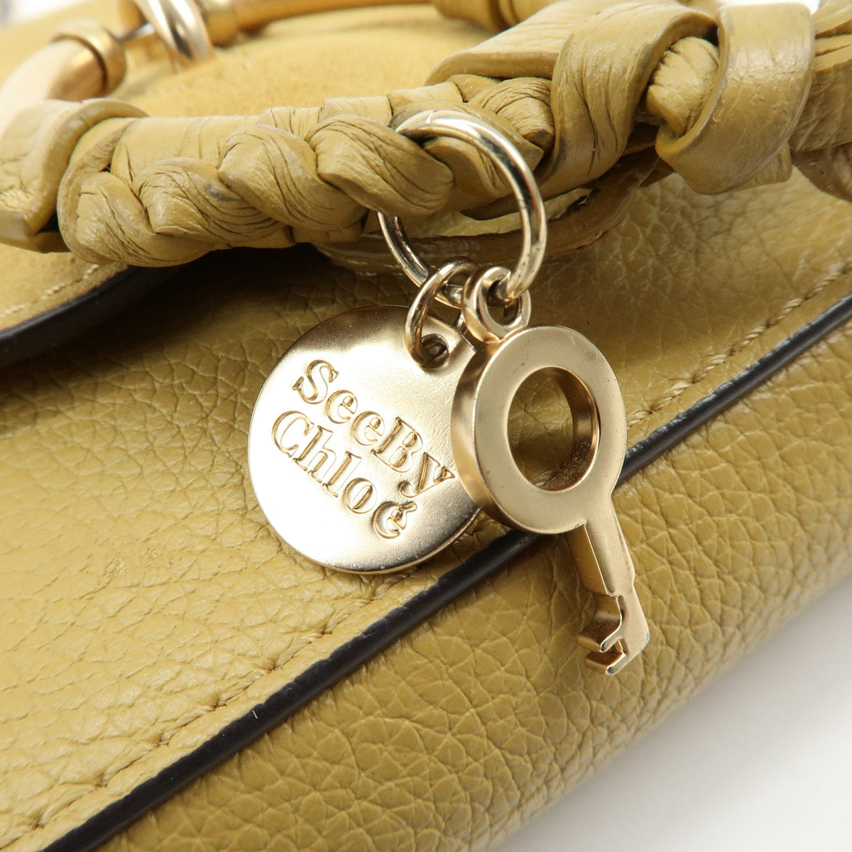 Chloe Vintage Leather, Beige, Leather, Shoulder Bag