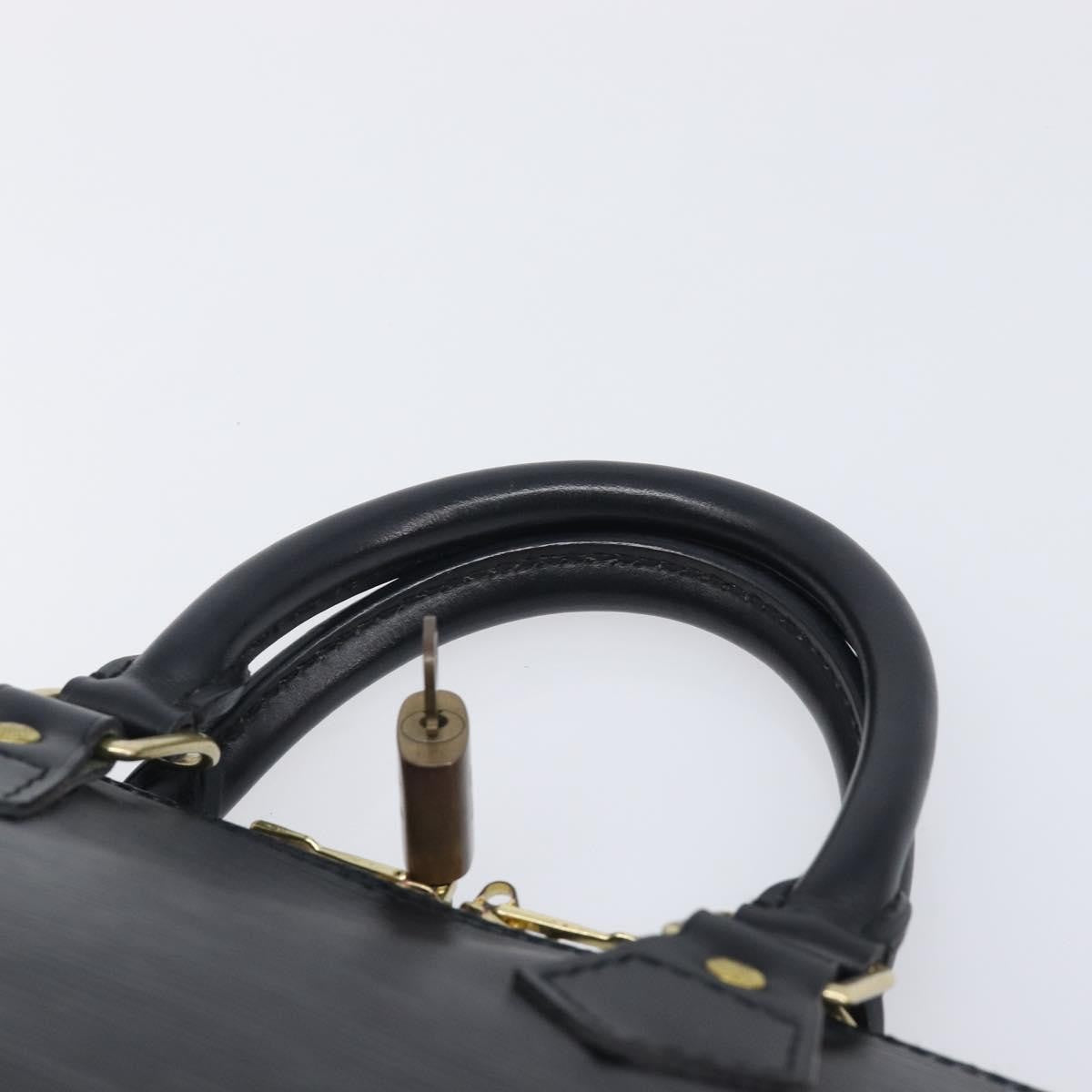 Louis Vuitton Vintage Alma Epi Leather, Black, Leather, Handbag