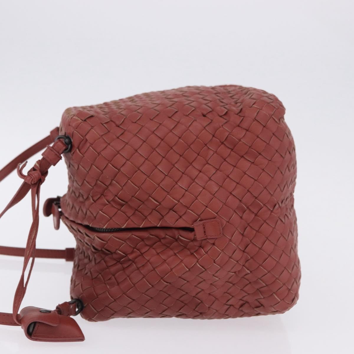 Bottega Veneta Zip Cube Messenger Intrecciato Nappa, Brown, Leather, Shoulder Bag